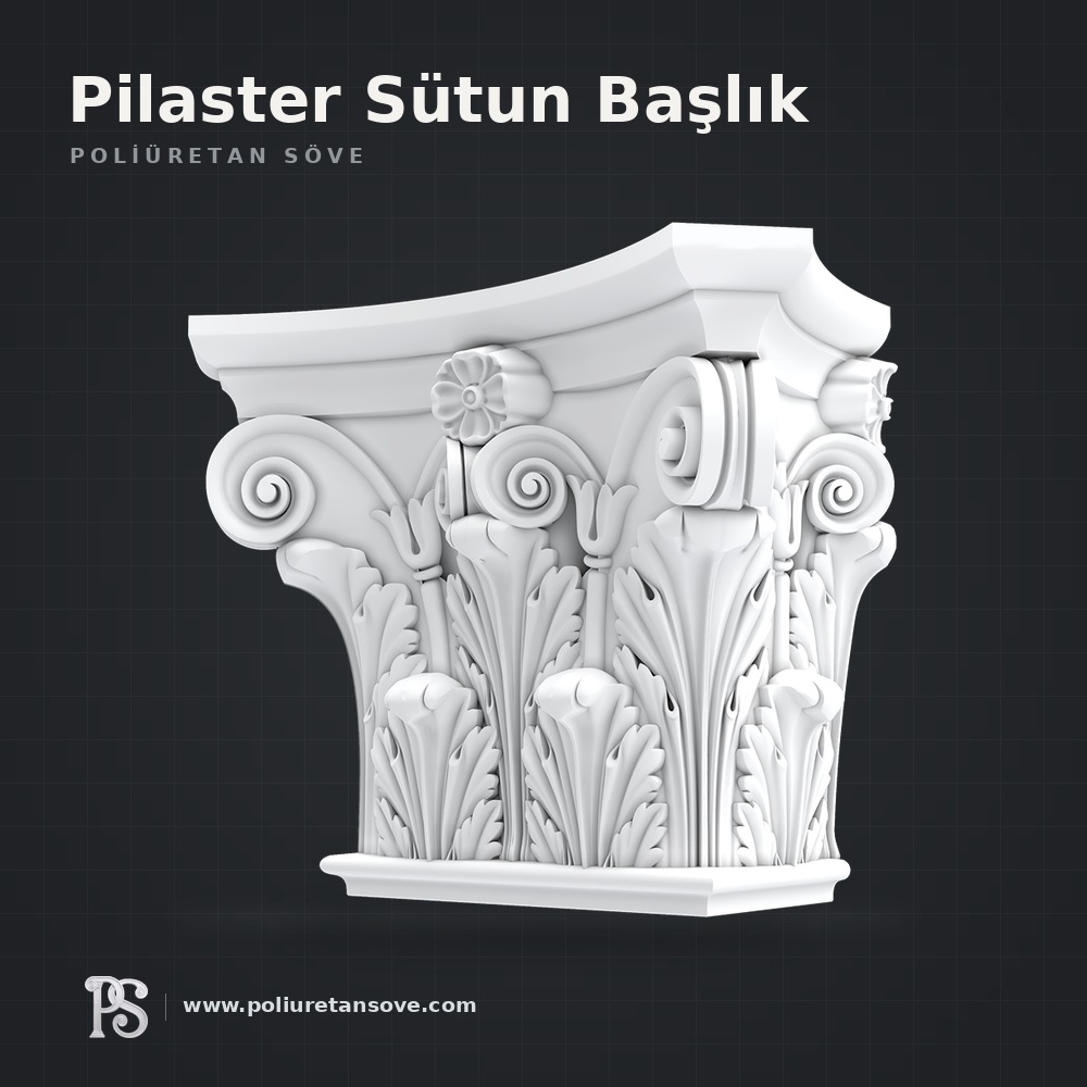Pilaster Sütun Başlık modelleri