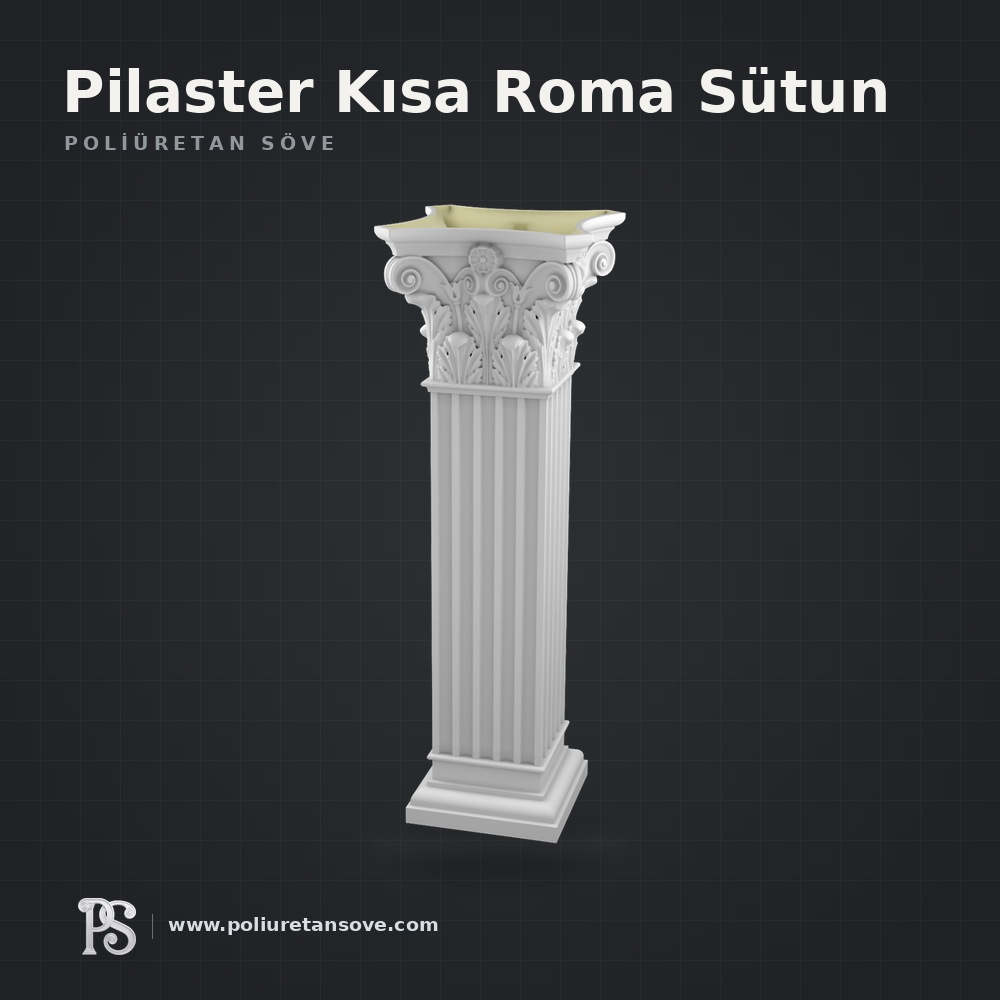 Pilaster Kısa Roma Sütun modelleri