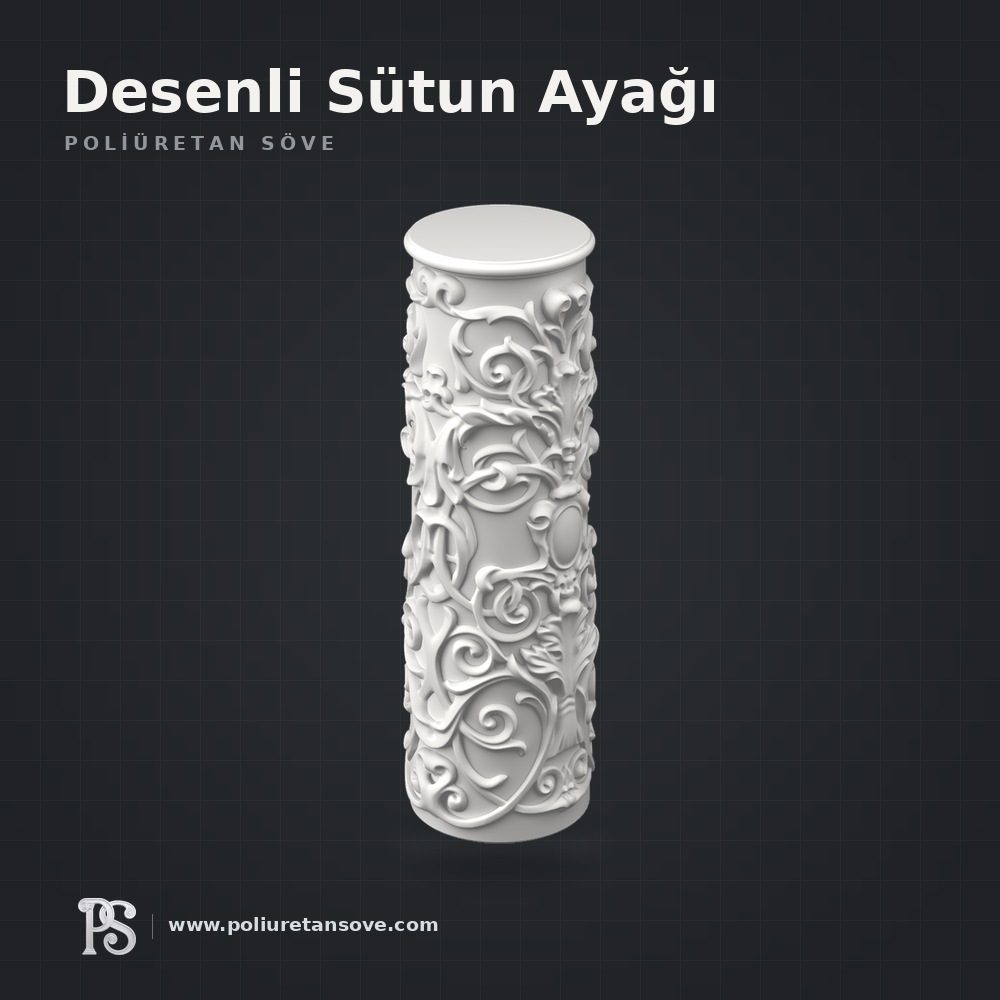 Desenli Sütun Ayağı modelleri