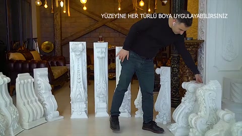 Kısa ve geniş payanda kaldırılarak basamaklı üst kısmı gösteriliyor