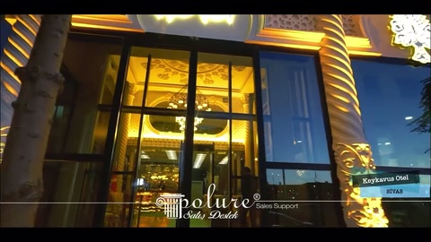 Poliüretan Ürünlerle Tasarlanan Otel ve Düğün Salonu Dekorasyonu