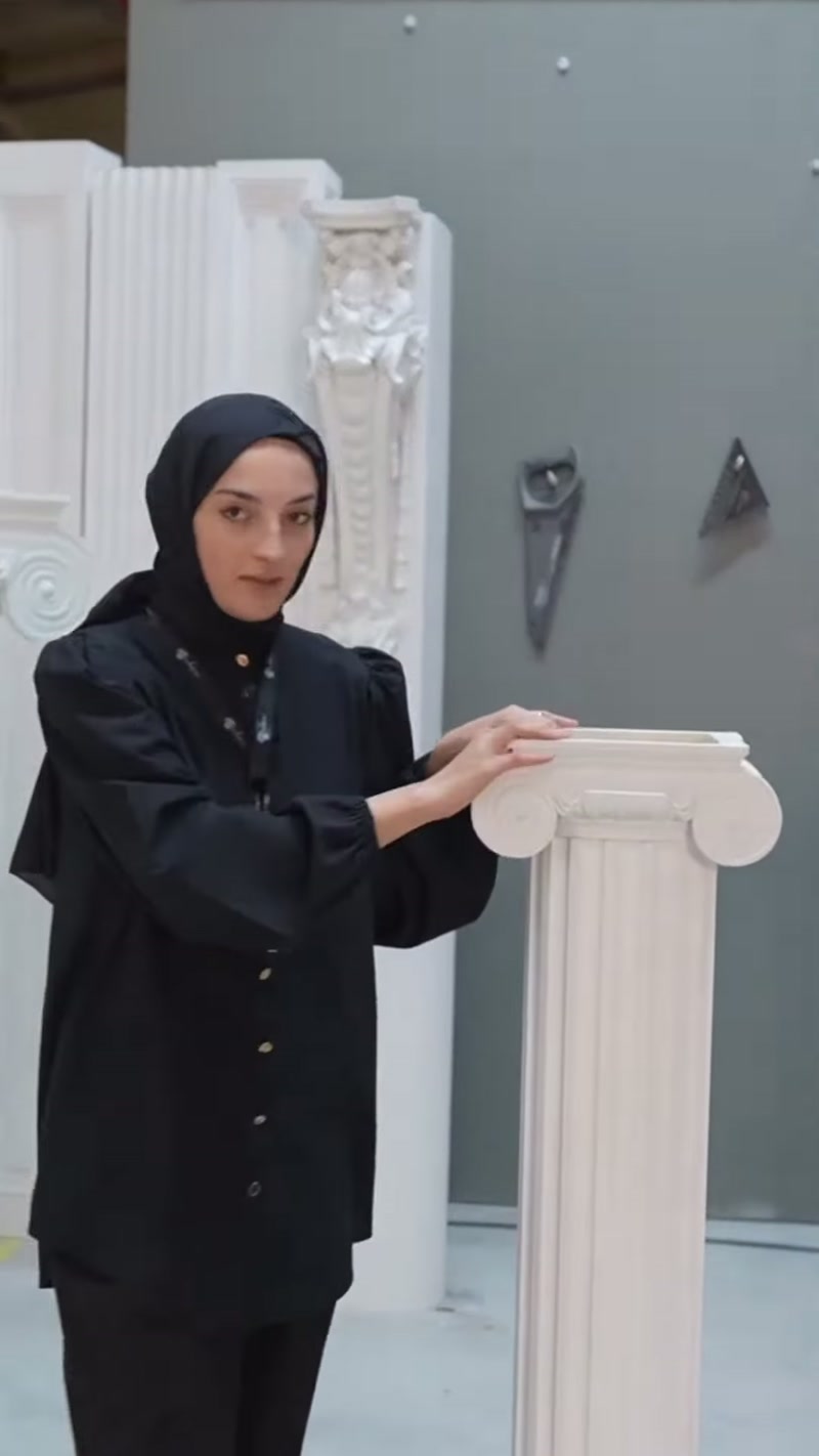 Poliüretan Sütun Başlık ve Kaide Modelleri: Dor, İyon ve Korint