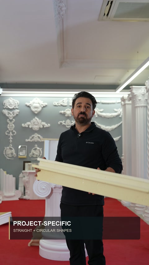 Projeye özel düz ve dönüşlü profil örnekleri birlikte sunuluyor