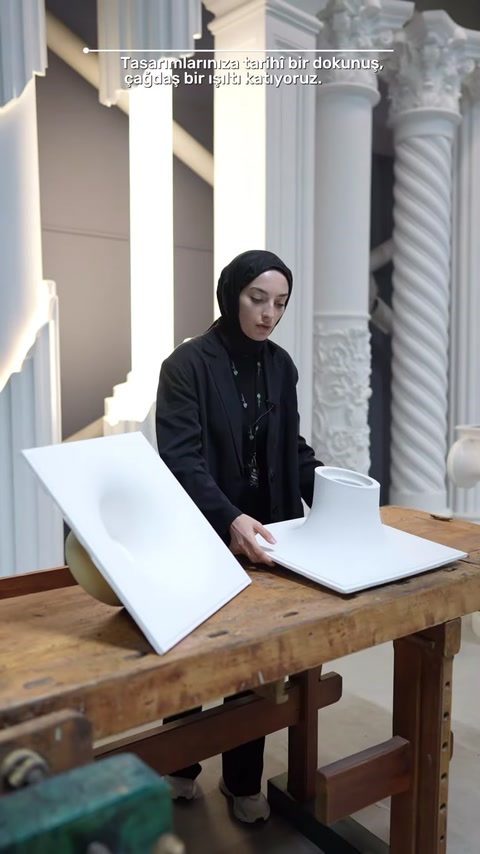 İki amorf armatür modelinin farklı yüzey profilleri karşılaştırılıyor