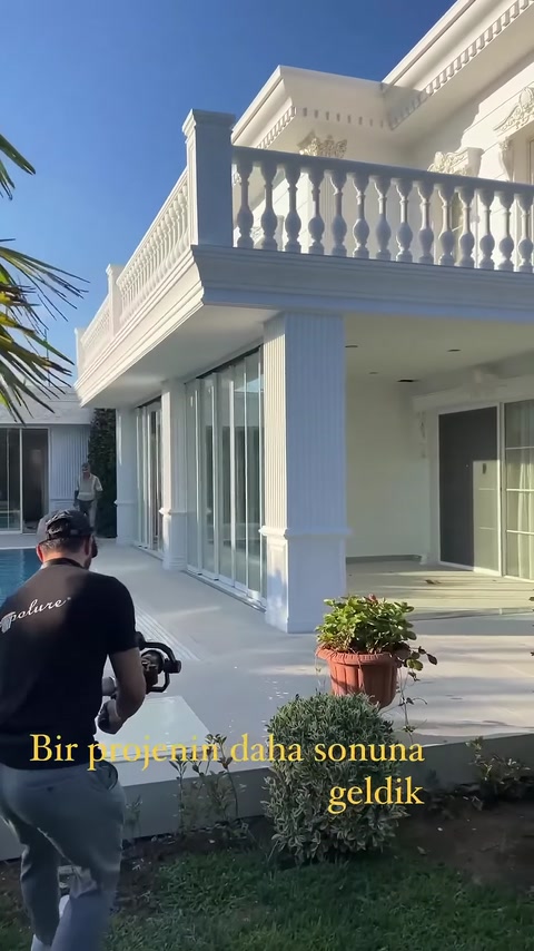 3D Mimari Çizimle Poliüretan Villa Dış Cephe Tasarımı