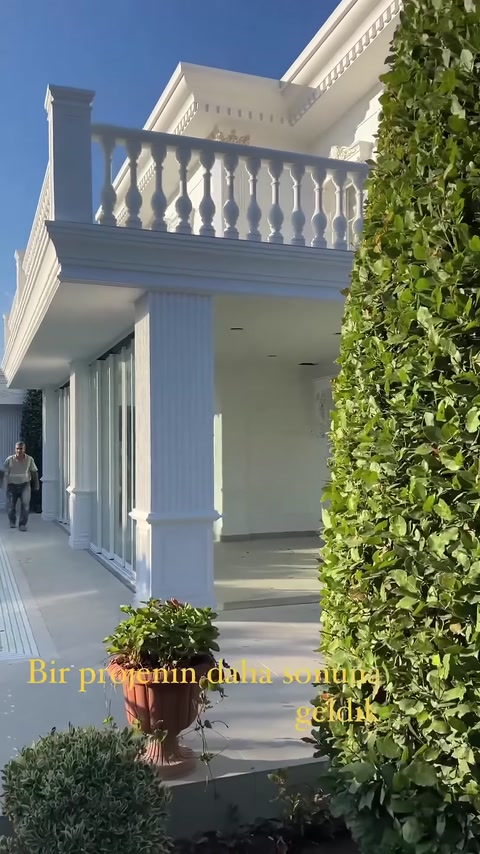 3D Mimari Çizimle Poliüretan Villa Dış Cephe Tasarımı