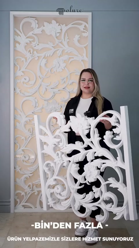 Polure Poliüretan Dekupe Desenli ve Sarmaşık Motifli Panel Modelleri