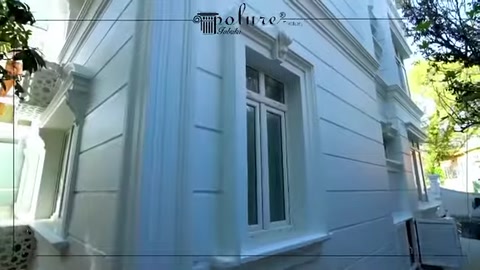 Yan cephede pencere sövesi ve köşe profil uygulaması