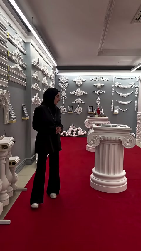 Poliüretan Sütunlardan Özel Sehpa Tasarımları