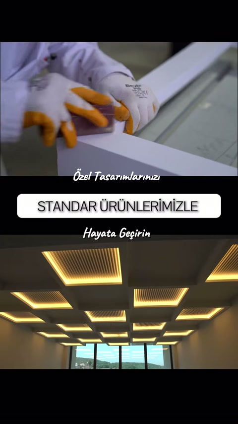 Usta dikdörtgen armatür kasasının köşe birleşimini tamamlıyor