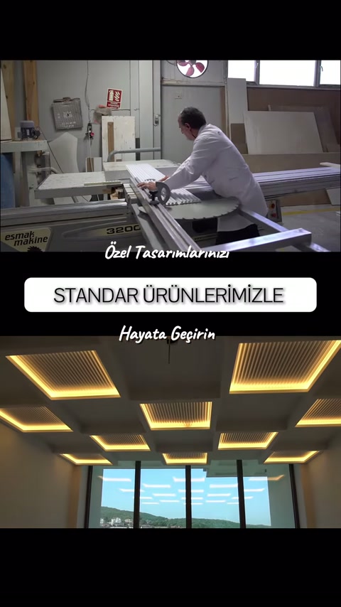 Beyaz armatür parçaları atölye tezgâhındaki makineye yönlendiriliyor