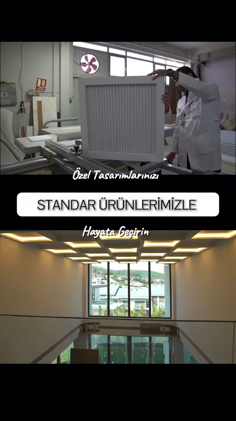 Izgaralı büyük armatür kasası atölyede dik tutulup taşınıyor