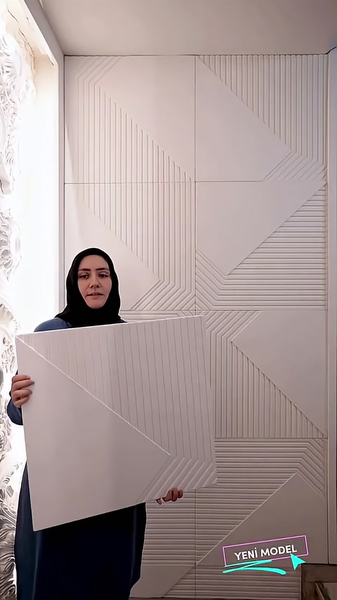 Polure Poliüretan 3D Desenli Paneller ile Dekoratif Duvar Çözümleri