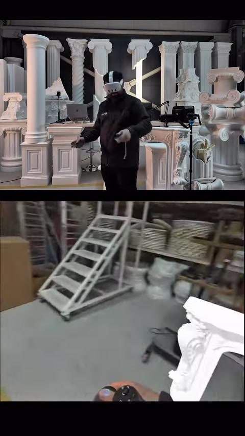 Sanal şömine, alt bölümündeki açıklıkla çapraz açıdan görülüyor.