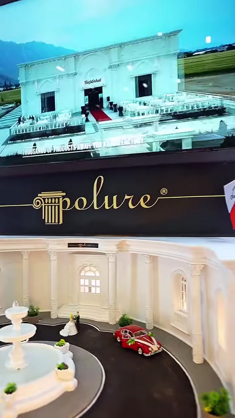 Söve ve sütunlarla süslenmiş dış cephe uygulaması örneği