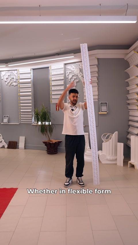Esnek ve düz profiller aynı karede birlikte karşılaştırılıyor.