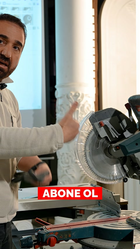 Profil örneği dik tutulurken kesilmiş yüzeyin konumu açıklanıyor