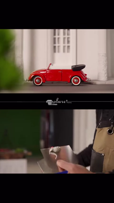 Dekoratif parçanın yüzey uygulaması için malzeme hazırlanıyor