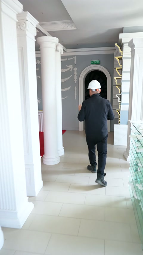 Çalışan sütun ve profil örnekleri arasından üretim bölümüne geçiyor