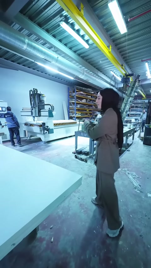 Sunucu panel tezgâhından CNC makinesine doğru yöneliyor