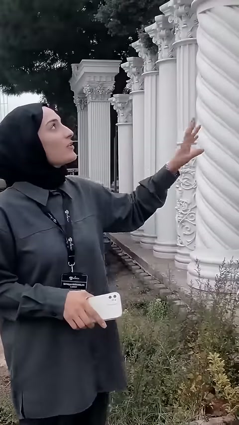 Sunucu, sıralı sütunların başlık ve gövde kısımlarını gösteriyor.