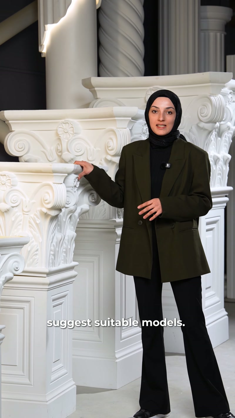 Polure Sütun Başlıkları: Farklı Ölçü ve Model Seçenekleri