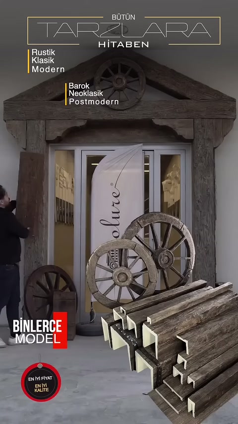 Poliüretan Kiriş, Mertek, Kütük ve At Arabası Tekerleği Modelleri