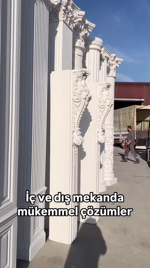 Poliüretan Dekoratif Pencere, Kapı ve Sütun Modelleri
