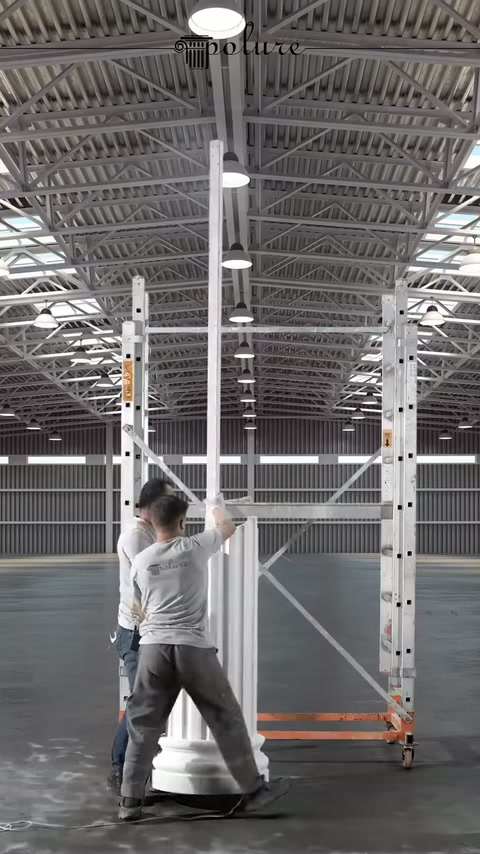 Polure LED Işıklı Modern ve Klasik Aydınlatma Sütunları