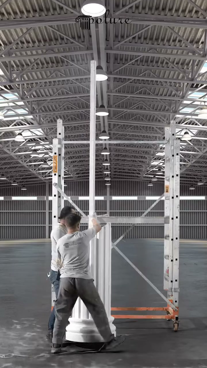 Polure LED Işıklı Modern ve Klasik Aydınlatma Sütunları