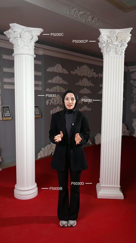 Poliüretan Sütun Başlıkları ve Hafif, Sağlam Sütun Modelleri