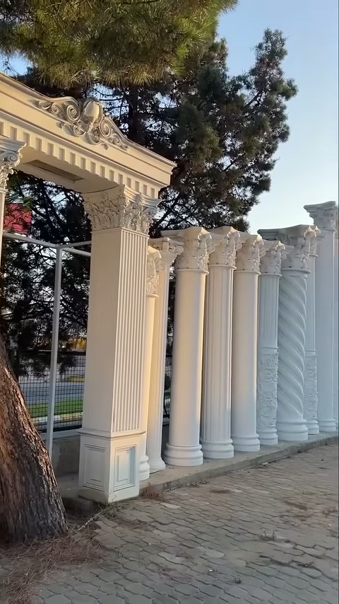 Polure Poliüretan Sütun Başlıklarıyla Modern ve Klasik Mimari Dokunuşlar