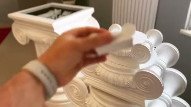 Polure Poliüretan Sütun Başlıkları ve Dekoratif Tasarımlar