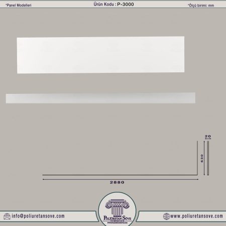 Poliüretan Panel Modeli 3000