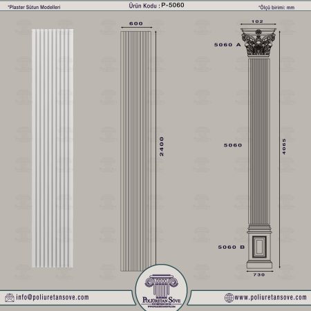 Plaster Sütun Modelleri 5060
