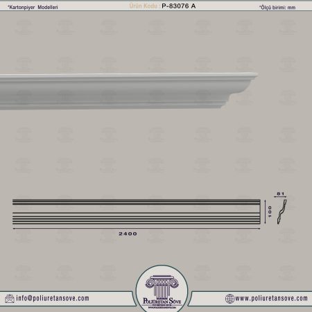 Poliüretan Kartonpiyer Modeli 83076 A