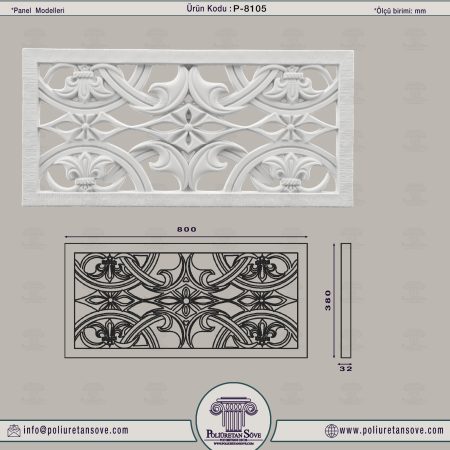 Dekoratif Panel Modeli 8105