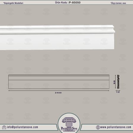 Poliüretan Süpürgelik Modeli 85050