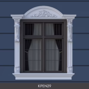 Poliüretan Alınlıklı Klasik Pencere Söve Seti 257x2080x2330 mm