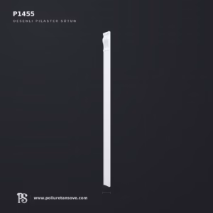 Poliüretan Pilaster Sütun P1455 Dekoratif Duvar Profili 12x227 cm