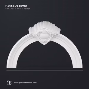 Poliüretan Yuvarlak Kavis Kemer P1456D115VIA Motifli Model 27x155 cm