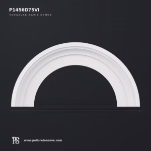 Yuvarlak Poliüretan Kapı ve Pencere Üstü Kemer Söve 137x1150 mm
