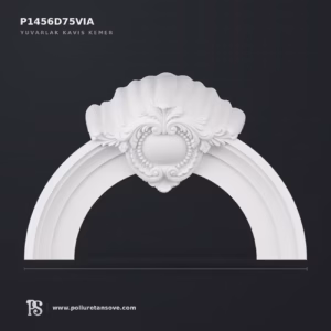 İstiridye Motifli Poliüretan Kemer Söve Taç Modeli 267x1150 mm