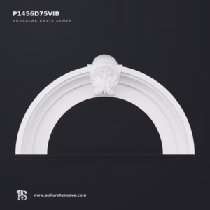 Poliüretan Kilit Taşlı Yuvarlak Kavis Kemer Sövesi 21x115 cm