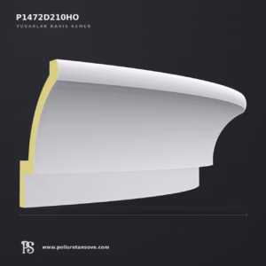 Poliüretan Dairesel Kavisli Kemer ve Söve Modeli P1472D210HO 30x109 cm