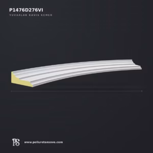 Poliüretan Kavisli Yuvarlak Söve Kemer Modeli 75x1254 mm