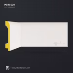 12 cm Yüksekliğinde Modern Poliüretan Süpürgelik Profili P180120