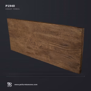 Poliüretan Ahşap Görünümlü Rustik Tavan Paneli 35x420 mm P1940