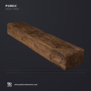 Poliüretan Ahşap Görünümlü Dekoratif Tavan Kirişi 200x3000x125 mm P1981C