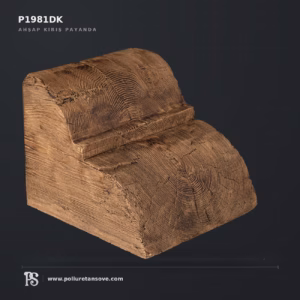 290x345x370 mm Poliüretan Ahşap Dokulu Kiriş Destek Payanda Konsolu